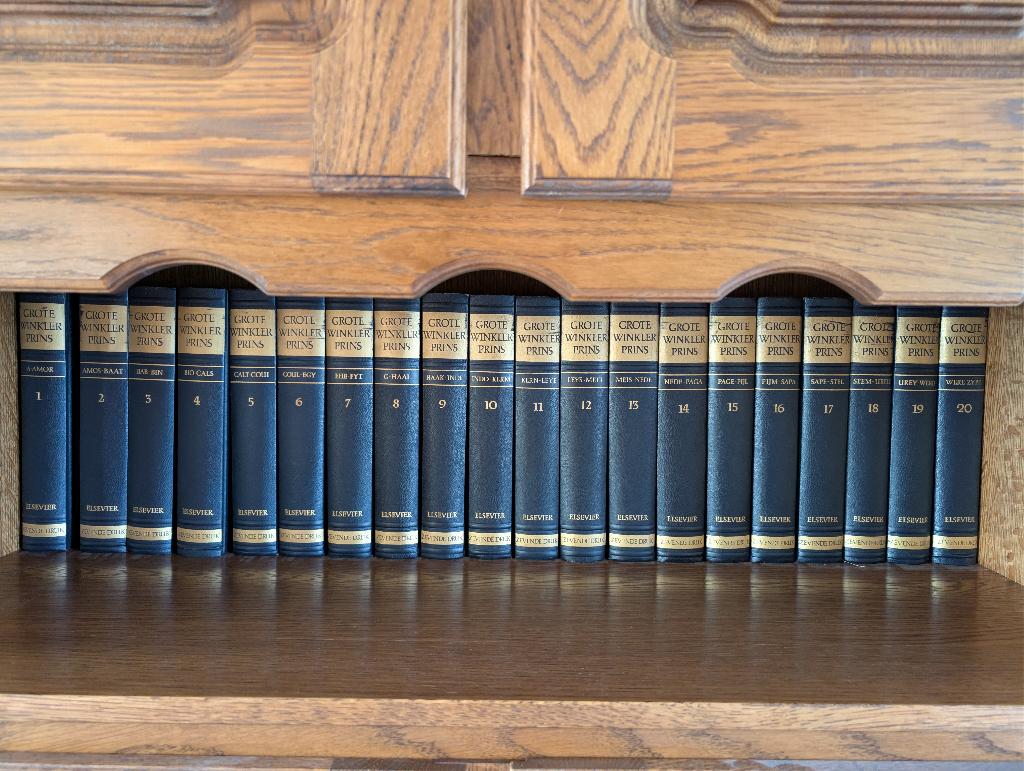 Grote Winkler Prins 7de druk, Série complète, Enlèvement, Général, Comme neuf