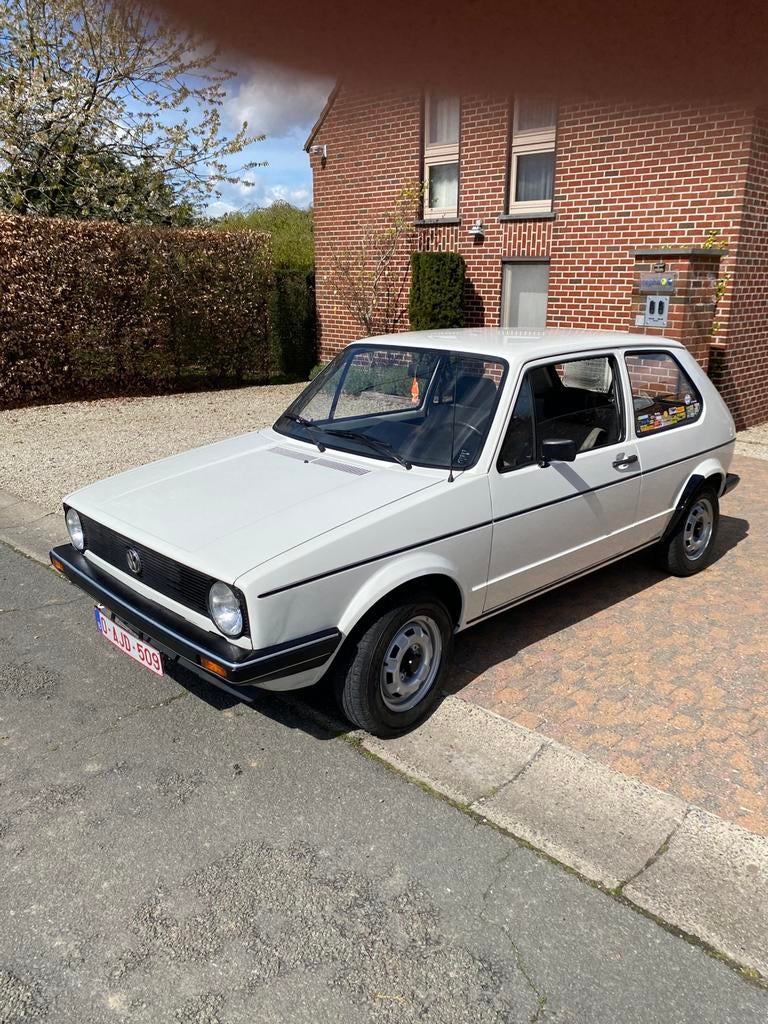 Volkswagen Golf mk1 ancêtre de 1983, Autos, Achat, Particulier, 3 portes, Blanc