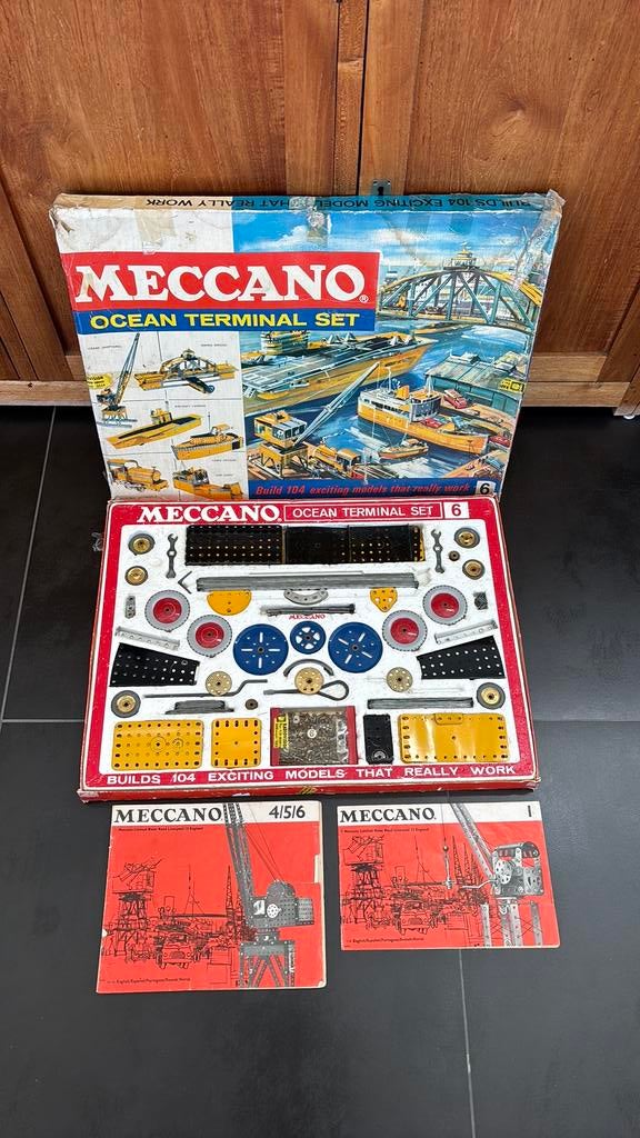 Vintage Meccano Ocean Terminal set 6, Ophalen, Gebruikt, Bouwen