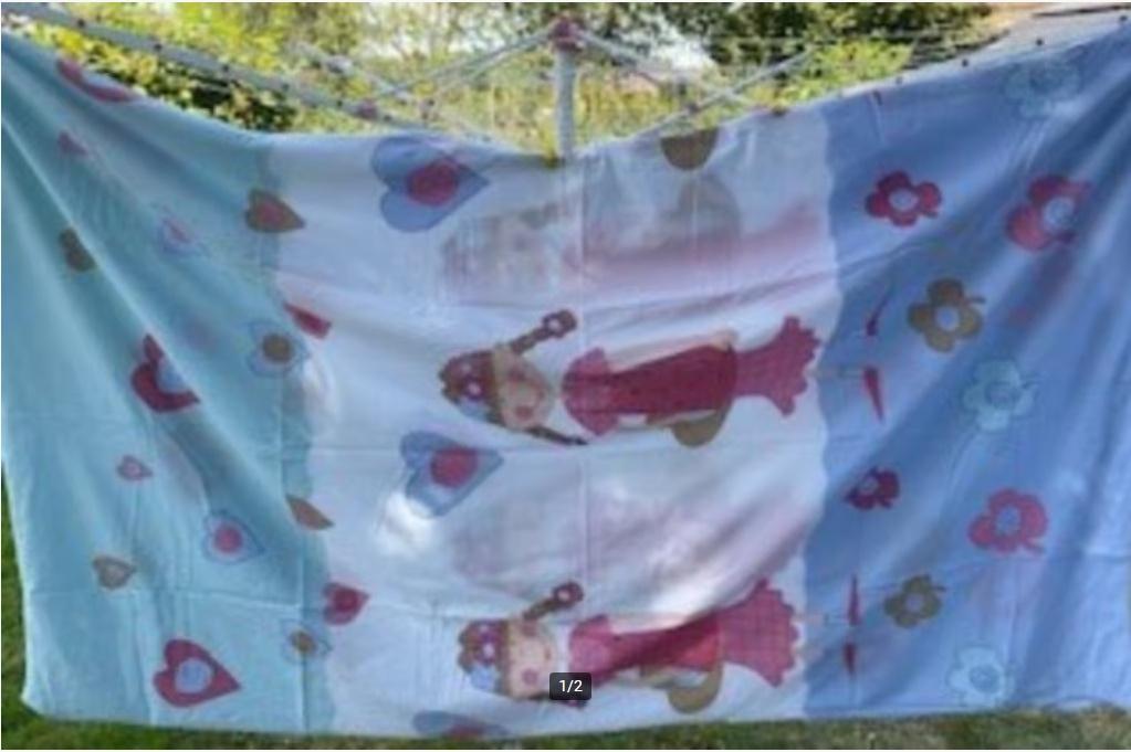 Parure de lit housse de couette + taie 1 pers. Fillette, Enfants & Bébés, Chambre d'enfant | Linge de lit, Garçon ou Fille, Enlèvement ou Envoi