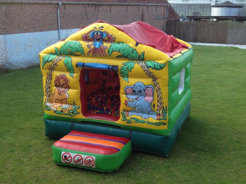 chateau  gonflable avec piscine à balles à vendre, Enlèvement, Comme neuf