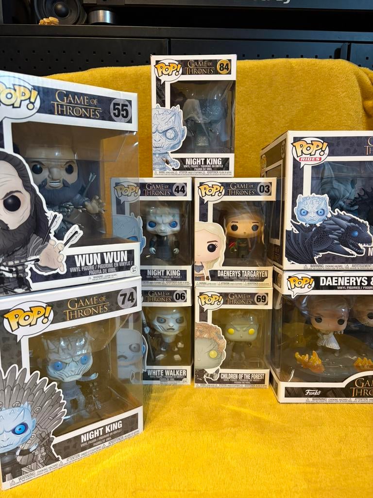 Funko pop HP/GOT/LOTR/MTV/Metallica, Collections, Enlèvement, Comme neuf