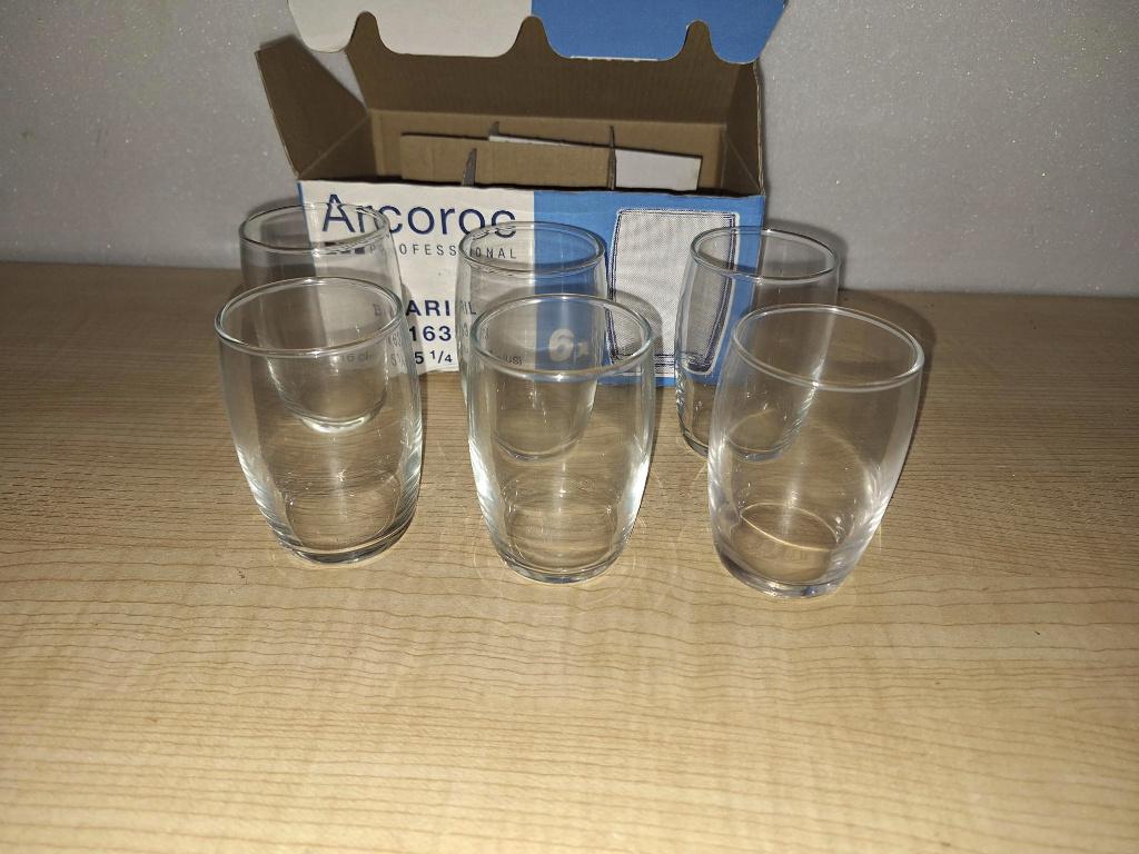6 glazen arcoroc, Ophalen of Verzenden, Nieuw, Glas, Glas of Glazen