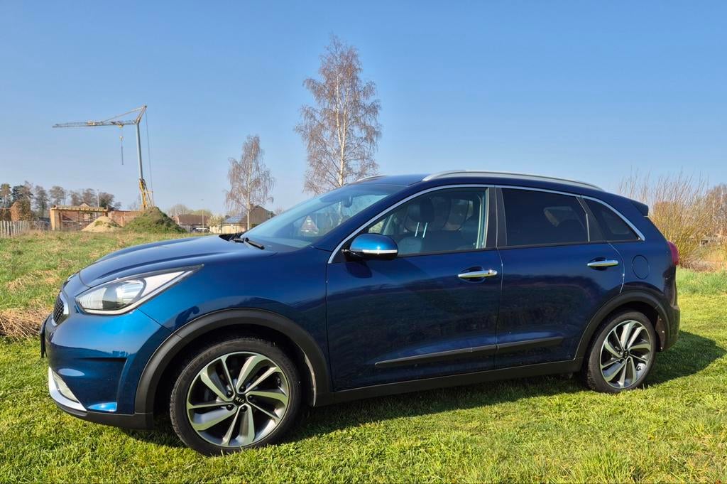 Kia Niro Executive Line Hybride met 100 000km, Autos, Kia, Cuir, Achat, Euro 6, Noir