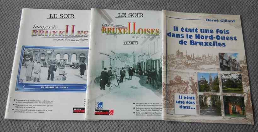 Lot de 3 fascicules anciennes photos de Bruxelles, Livres, Enlèvement ou Envoi, Utilisé
