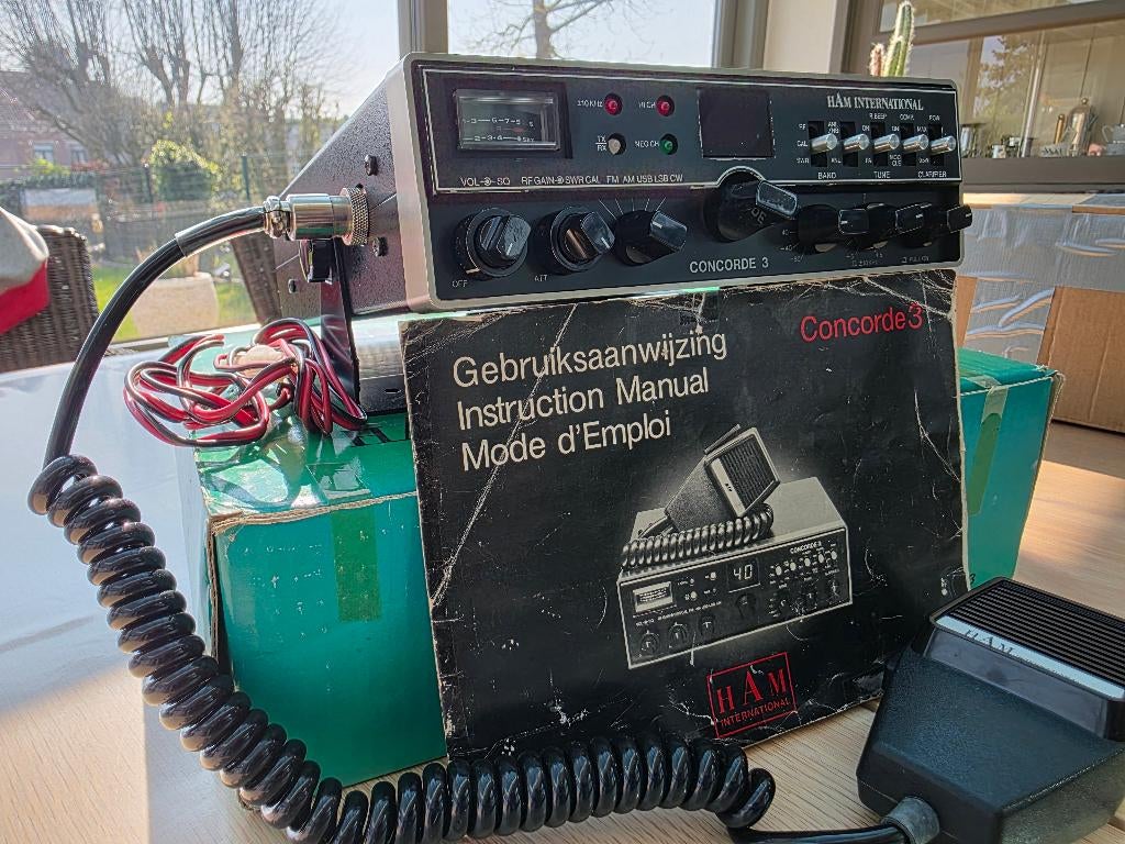 Ham International Concorde 3 in uitstekende staat., Ophalen of Verzenden, Zo goed als nieuw, Zender en Ontvanger