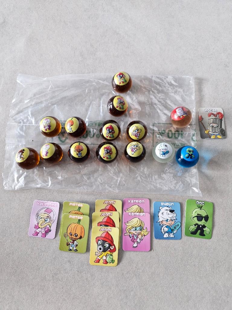 knikkers Marble Mania Albert Heijn €0,50/st of €5/alles, Verzamelen, Albert Heijn, Ophalen of Verzenden