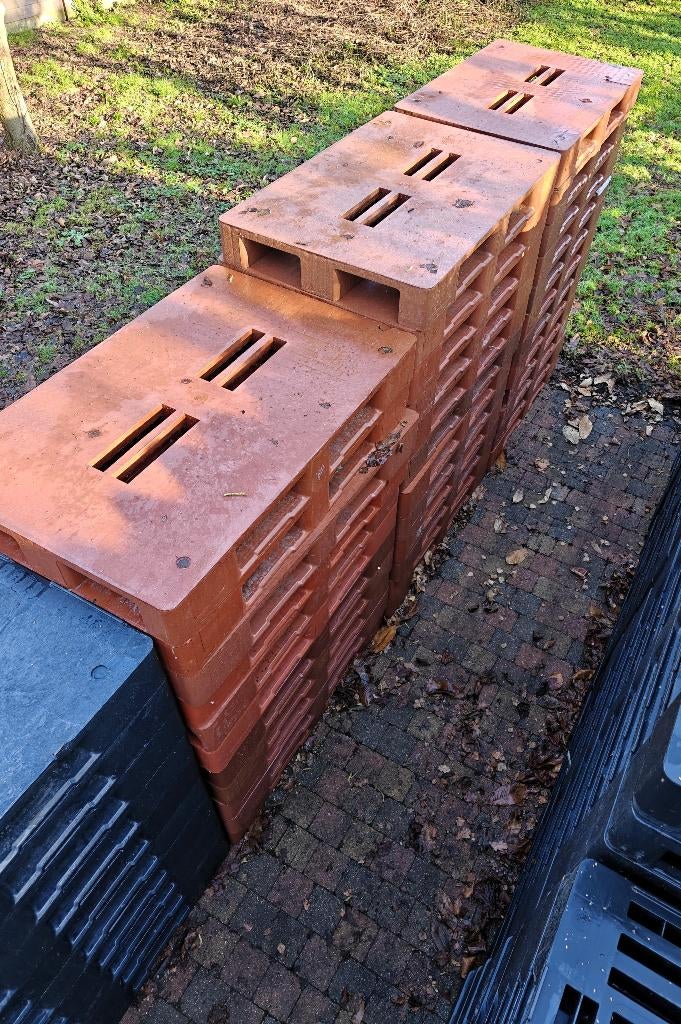 20 kunststof paletten, Doe-het-zelf en Bouw, Ophalen, Gebruikt