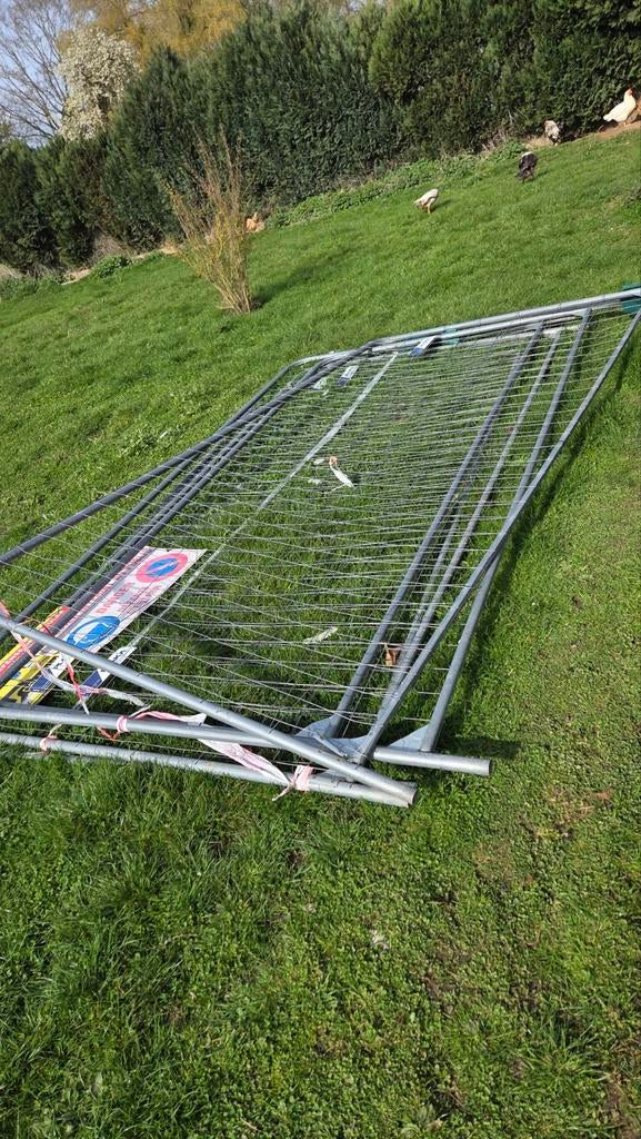 4 Barrière galvanisée 2mx3m, Enlèvement