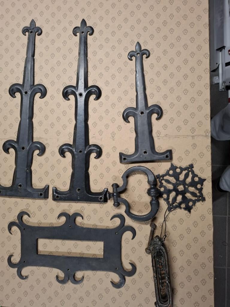 Antiek deurbeslag, Ophalen, Gebruikt, IJzer