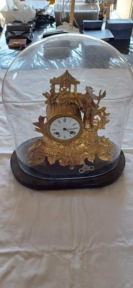 HORLOGE kartel sous globe, Antiquités & Art, Enlèvement