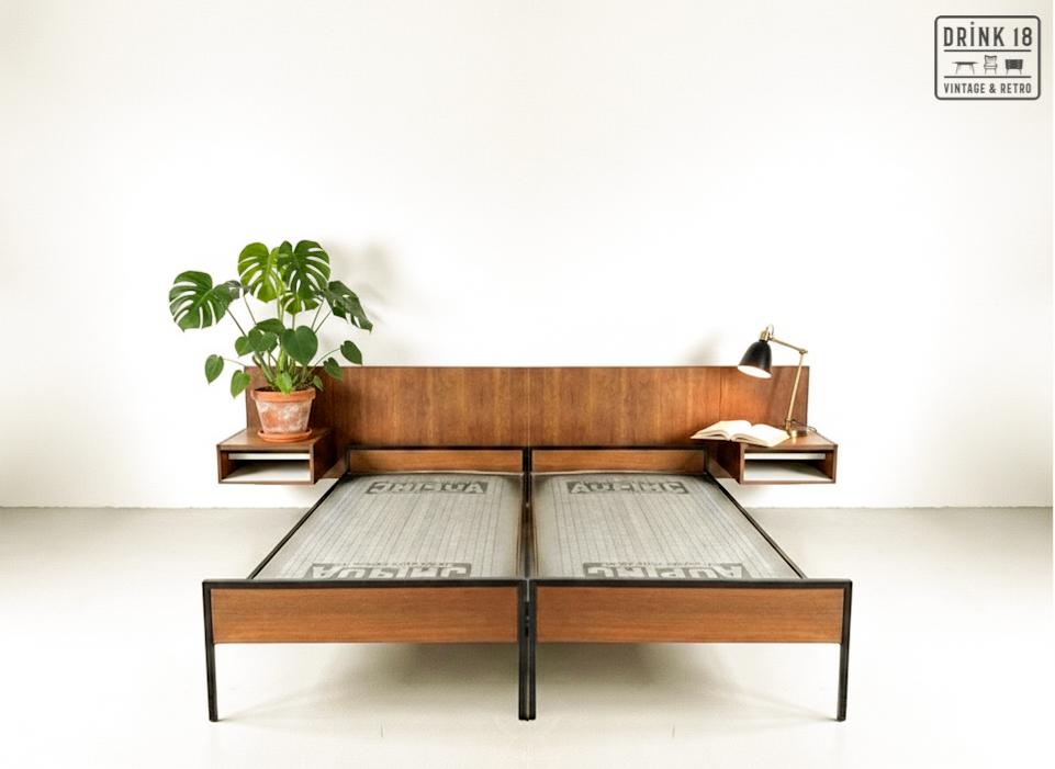 Tweepersoonsbed - Pastoe - Auping, Antiek en Kunst, Ophalen