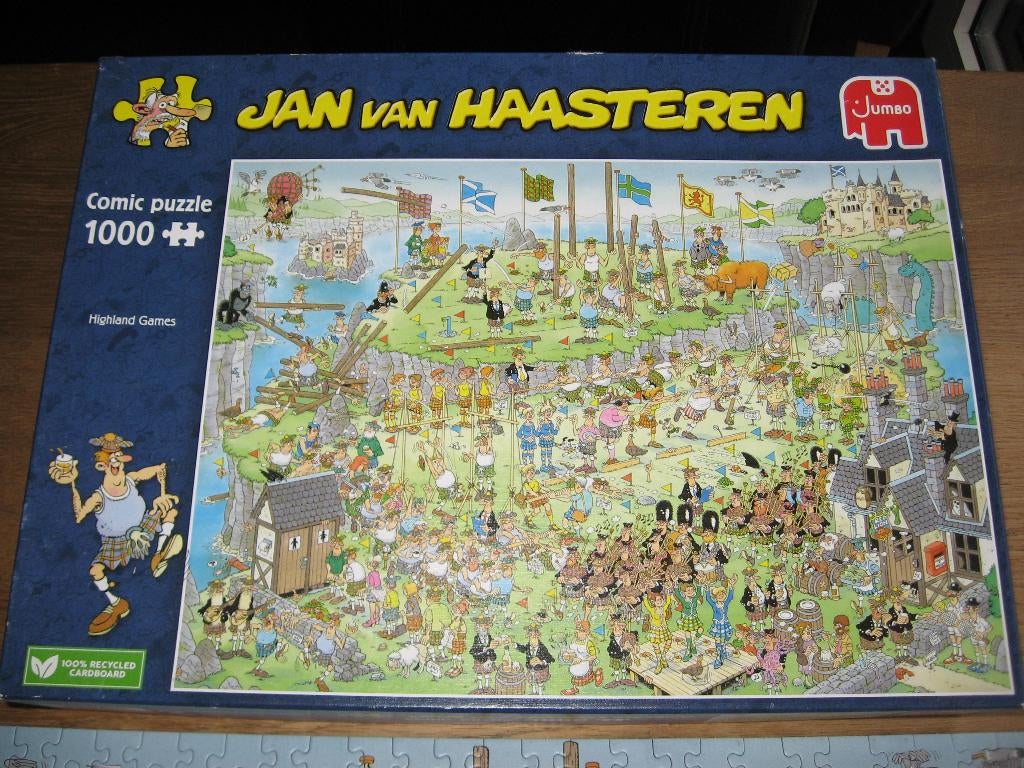 Highland Games 20069 Jan van Haasteren Jumbo Puzzel, Hobby en Vrije tijd, Ophalen of Verzenden, 500 t/m 1500 stukjes, Nieuw, Legpuzzel