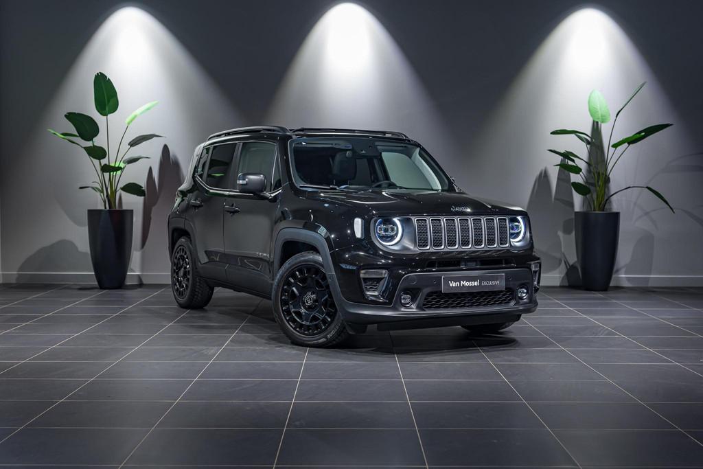 Jeep Renegade 1.5 Turbo T4 130 4x2 MHEV DCT7 Summit CARPLAY, Auto's, Stof, Gebruikt, 4 cilinders, Zwart