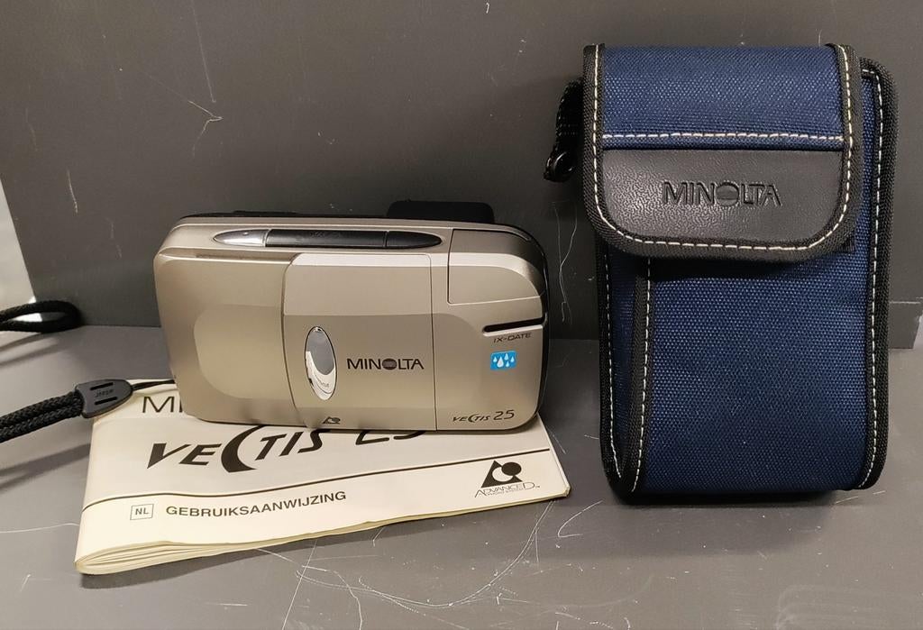 Minolta Vectis 25 avec sac de rangement et manuel, Enlèvement ou Envoi