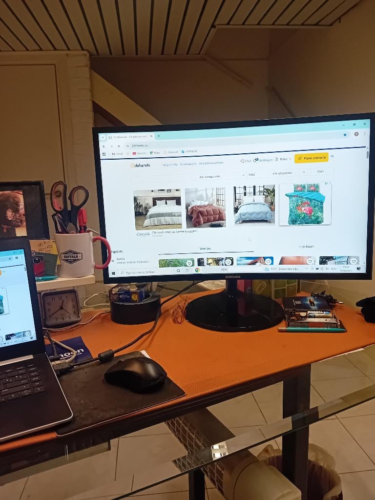 P C SHERM SAMSUMG GROOT, Computers en Software, Ophalen, Zo goed als nieuw, Samsung, 60 CM