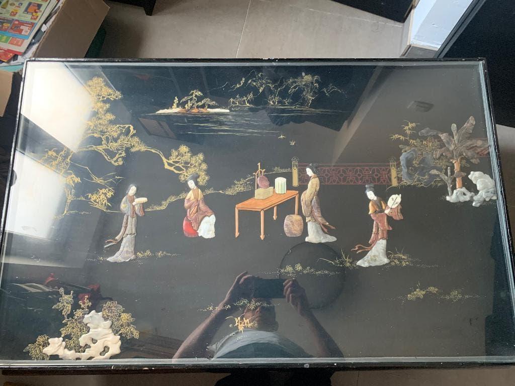 Chinees salontafeltje, Ophalen, Gebruikt