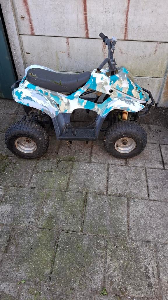 Mini qaud zonder blok gebroken frame, Ophalen