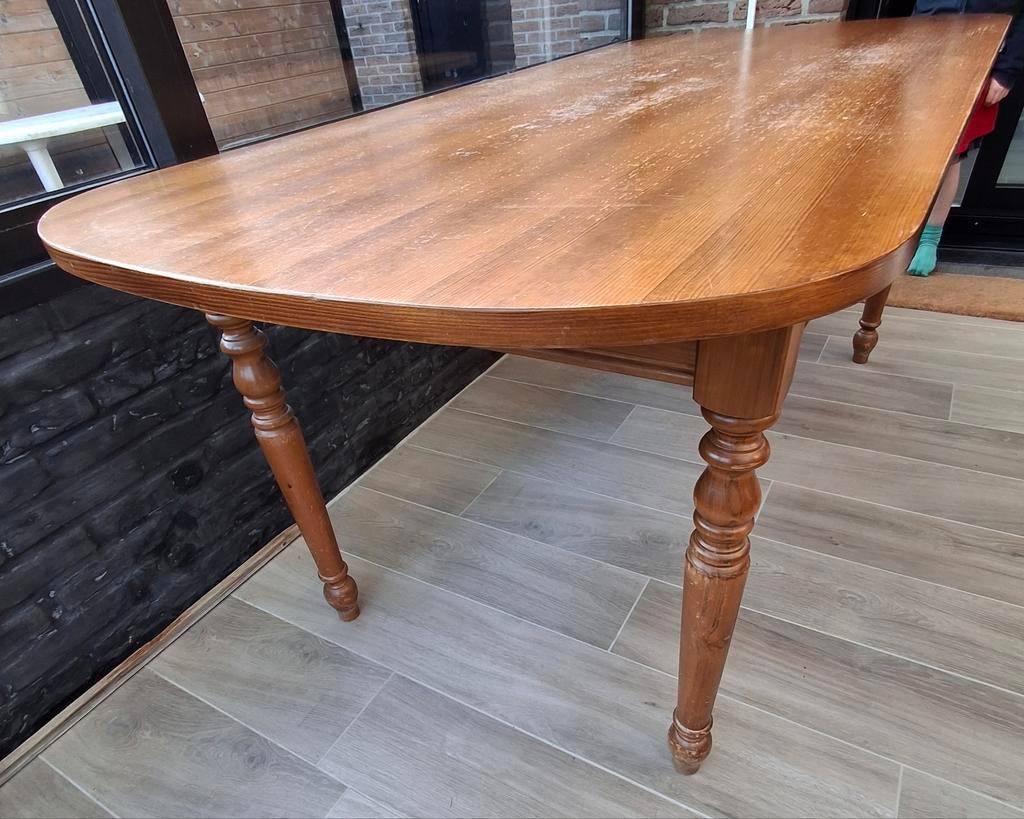 Grenen tafel 6-persoons, Antiek en Kunst, Ophalen