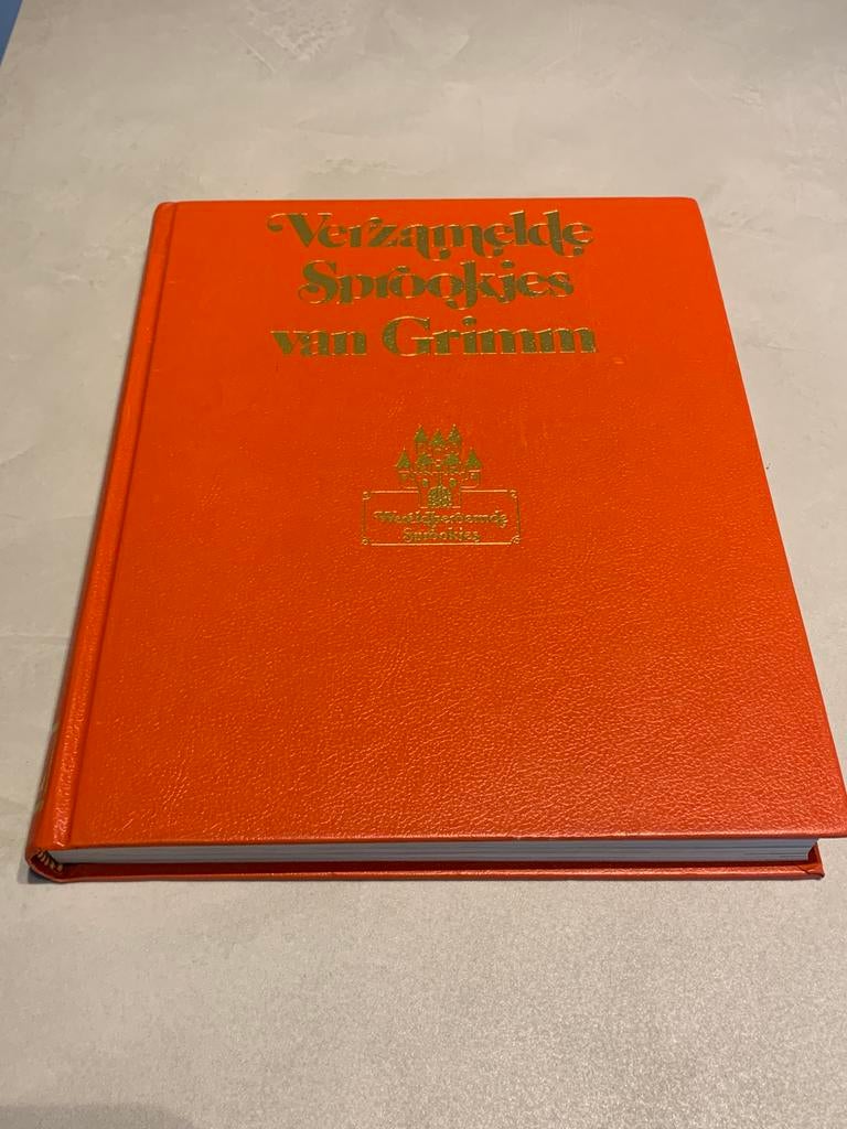 Vintage sprookjesboek - verzamelde sprookjes van Grimm boek, Livres, Contes & Fables, Enlèvement ou Envoi, Comme neuf