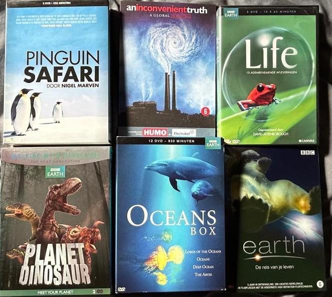 9 Natuurdocumentaires - BBC - Earth - Dino's - DVD's, CD & DVD, DVD | Documentaires & Films pédagogiques, Enlèvement ou Envoi