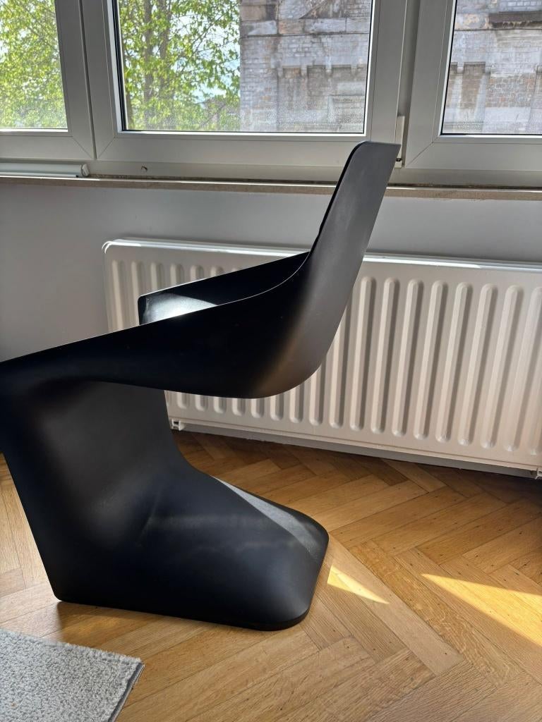 6x Design stoelen Kristalia PULP – Christophe Pillet, Ophalen, Kunststof, Zwart, Design