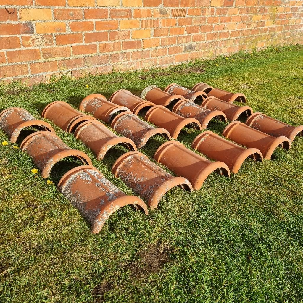 Nokpannen pottelberg 20€/stuk, Doe-het-zelf en Bouw, Dakpannen en Dakbedekking, Ophalen, Gebruikt, Steen of Klei, Overige typen