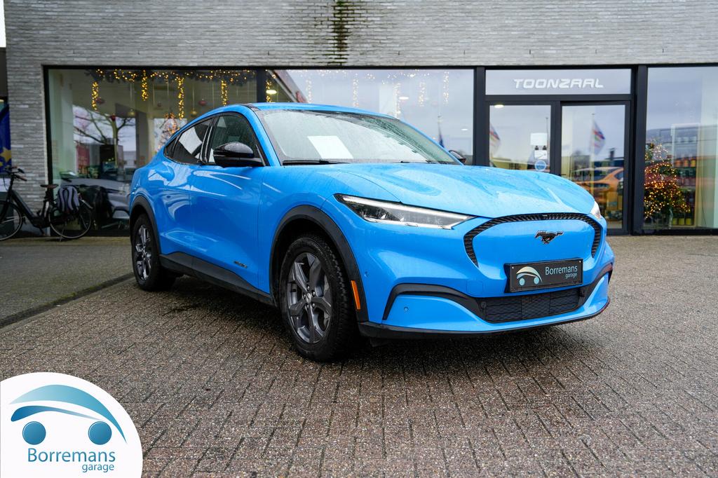Ford Mustang Mach-E 76 KWH PREMIUM SOH 96.6% CARPLAY/NAVI/B, Auto's, Ford, 269 pk, 5 deurs, Mustang, Te koop