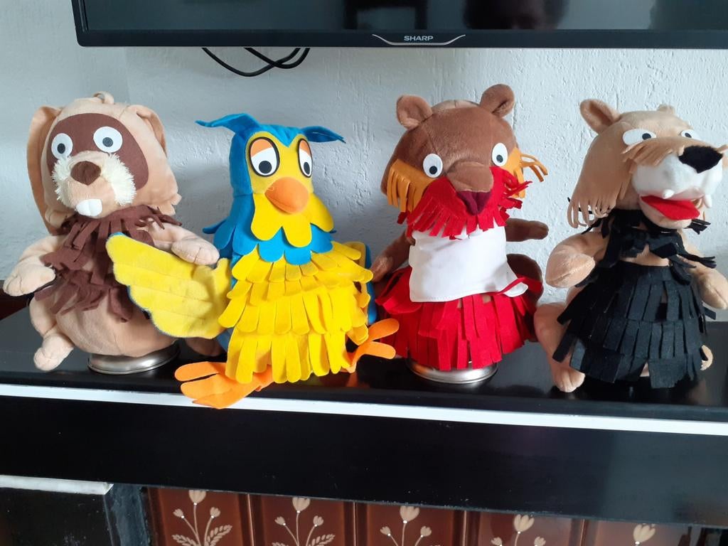 De Fabeltjeskrant handpoppen poppenkastpoppen