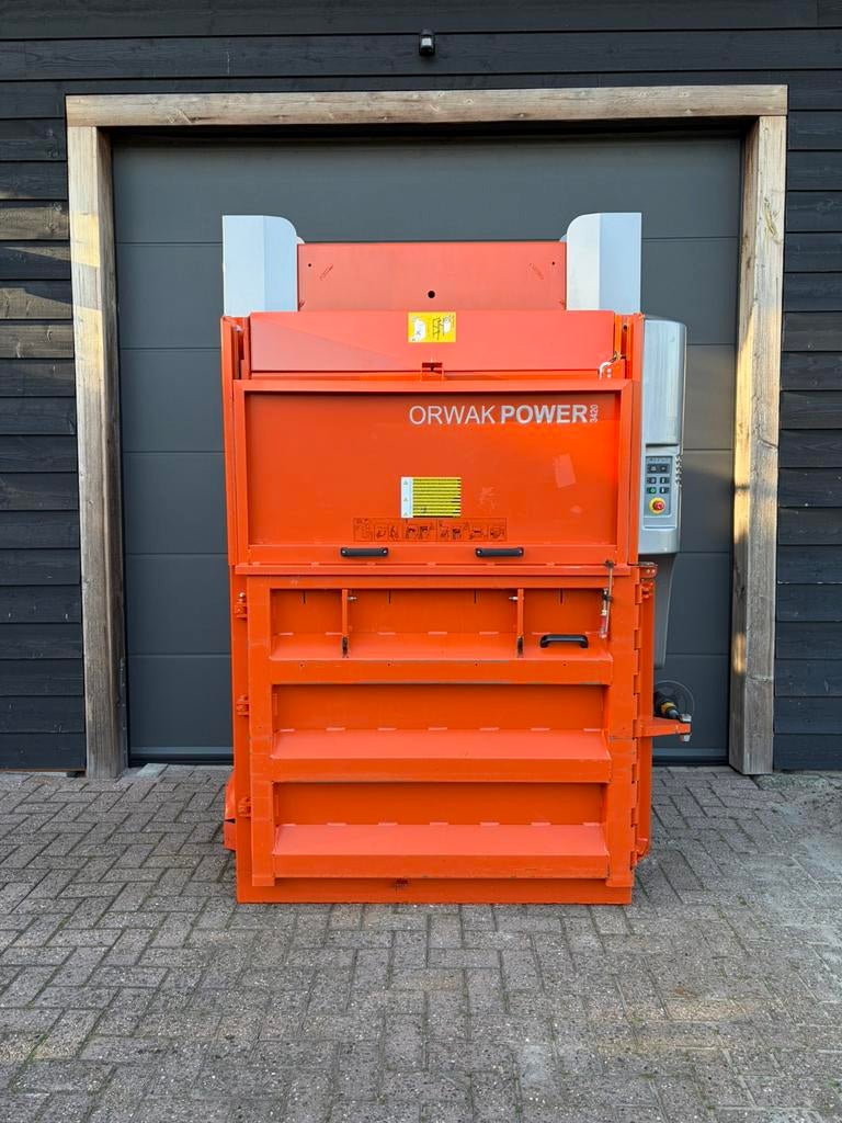 Orwak 3420SD | 26 ton | Balenpers | Papierpers, Doe-het-zelf en Bouw, Gereedschap | Overige machines, Ophalen of Verzenden