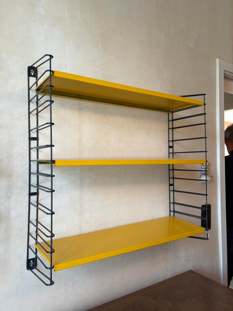 Vintage gele TOMADO rek / wandrek / etagere, Ophalen