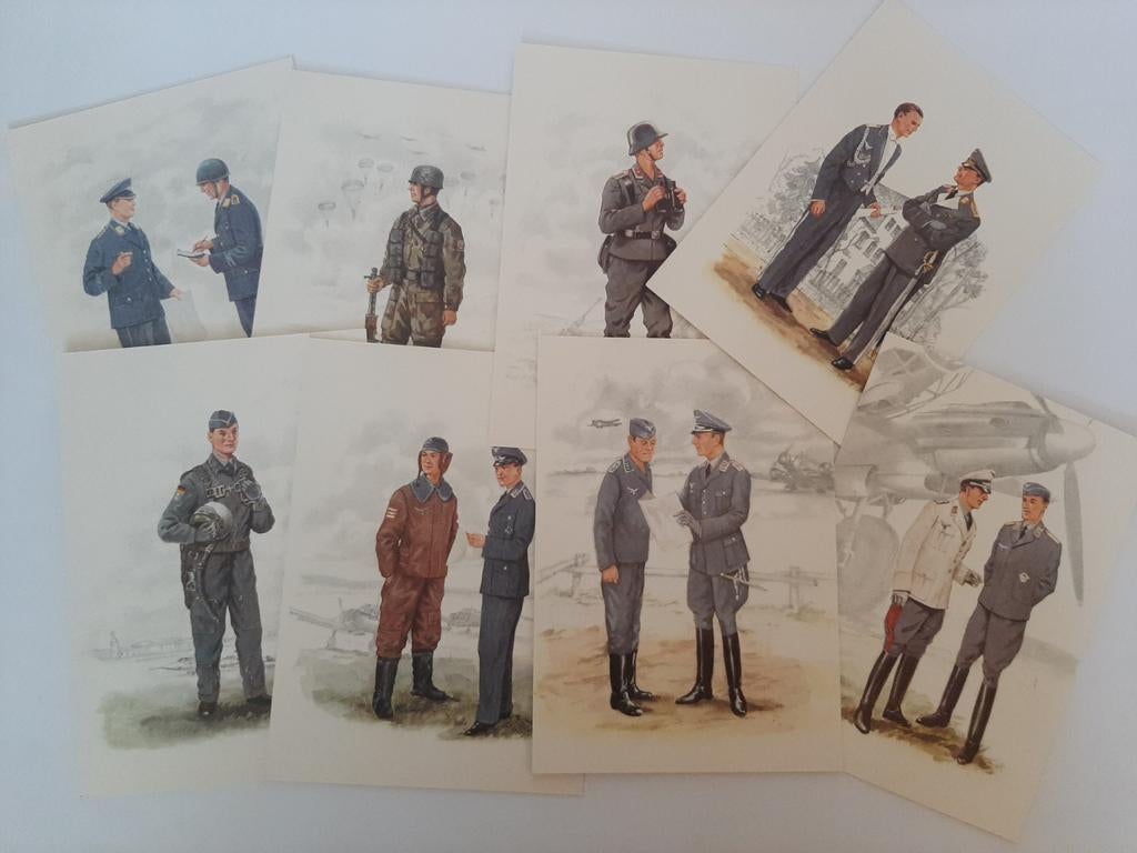 Cartes postales sur les uniformes allemands, Enlèvement ou Envoi