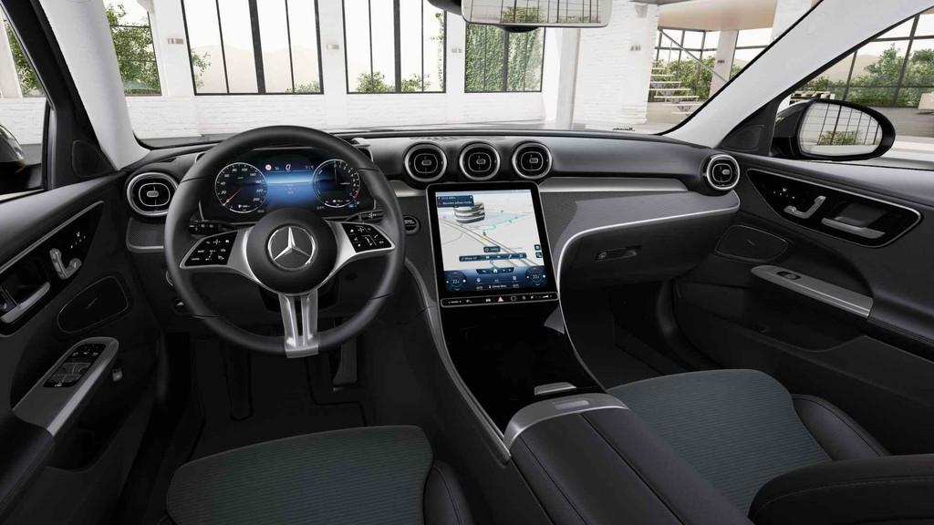 Mercedes-Benz C-Klasse 300 DE Break Luxury Line | Panoramisc, Auto's, Mercedes-Benz, Automaat, Euro 6, Zwart, Plug-in hybride