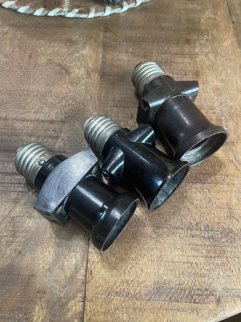 Bakeliet fitting met prices, Antiek en Kunst, Curiosa en Brocante, Ophalen of Verzenden