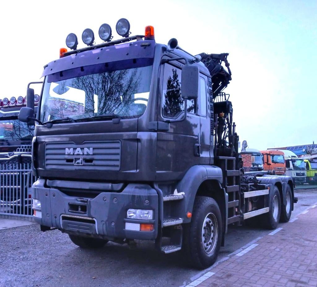 M.A.N. TGA 26.363 containersysteem + kraan Palfinger nr 33, MAN, Bedrijf, Te koop, Euro 3