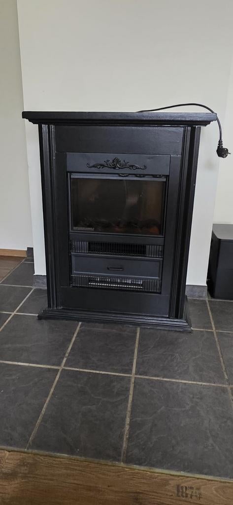 Elektrische sfeerhaard met verwarming, Huis en Inrichting, Haarden, Ophalen