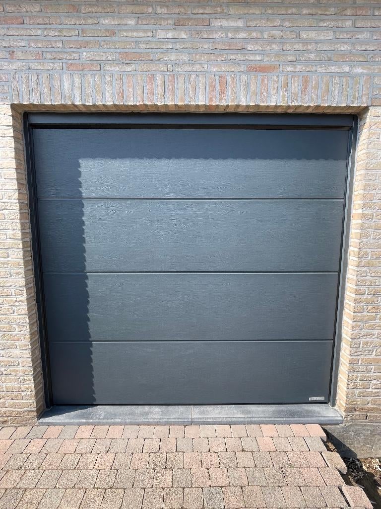 Porte de garage sectionnelle Novoferm(Feryn)EN TRÈS BON ÉTAT, Comme neuf, Porte pliante, Enlèvement, Porte de garage