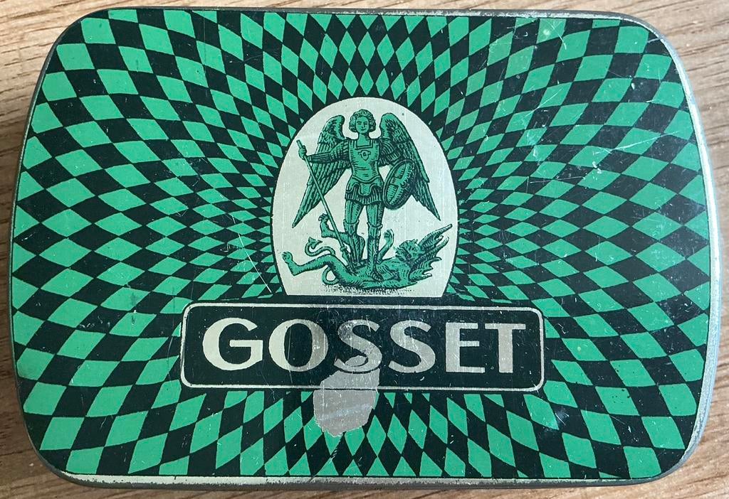 Oud TABAK GOSSET/blikje, Ophalen of Verzenden, Zo goed als nieuw, Verpakking