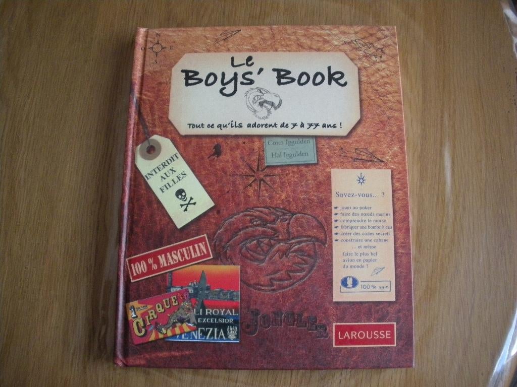 Livre "LE BOYS'BOOK" de Larousse., Larousse, Comme neuf, Enlèvement, Non-fiction