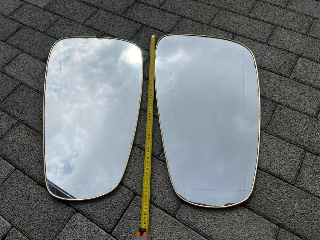 Paar vintage spiegels, Ophalen, Gebruikt, Overige vormen