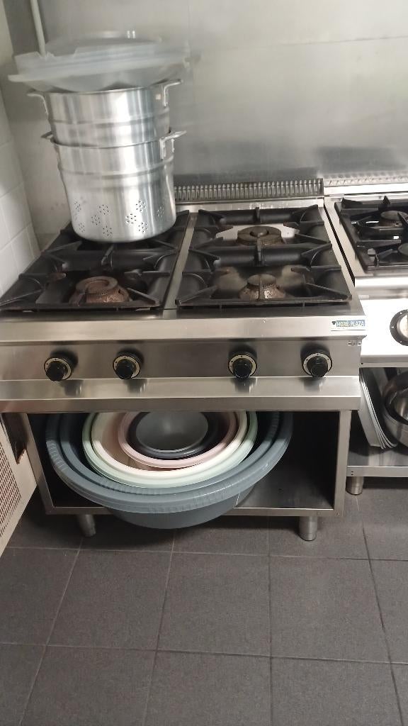 Fornuis, Gaz, 85 à 90 cm, 4 zones de cuisson, Enlèvement