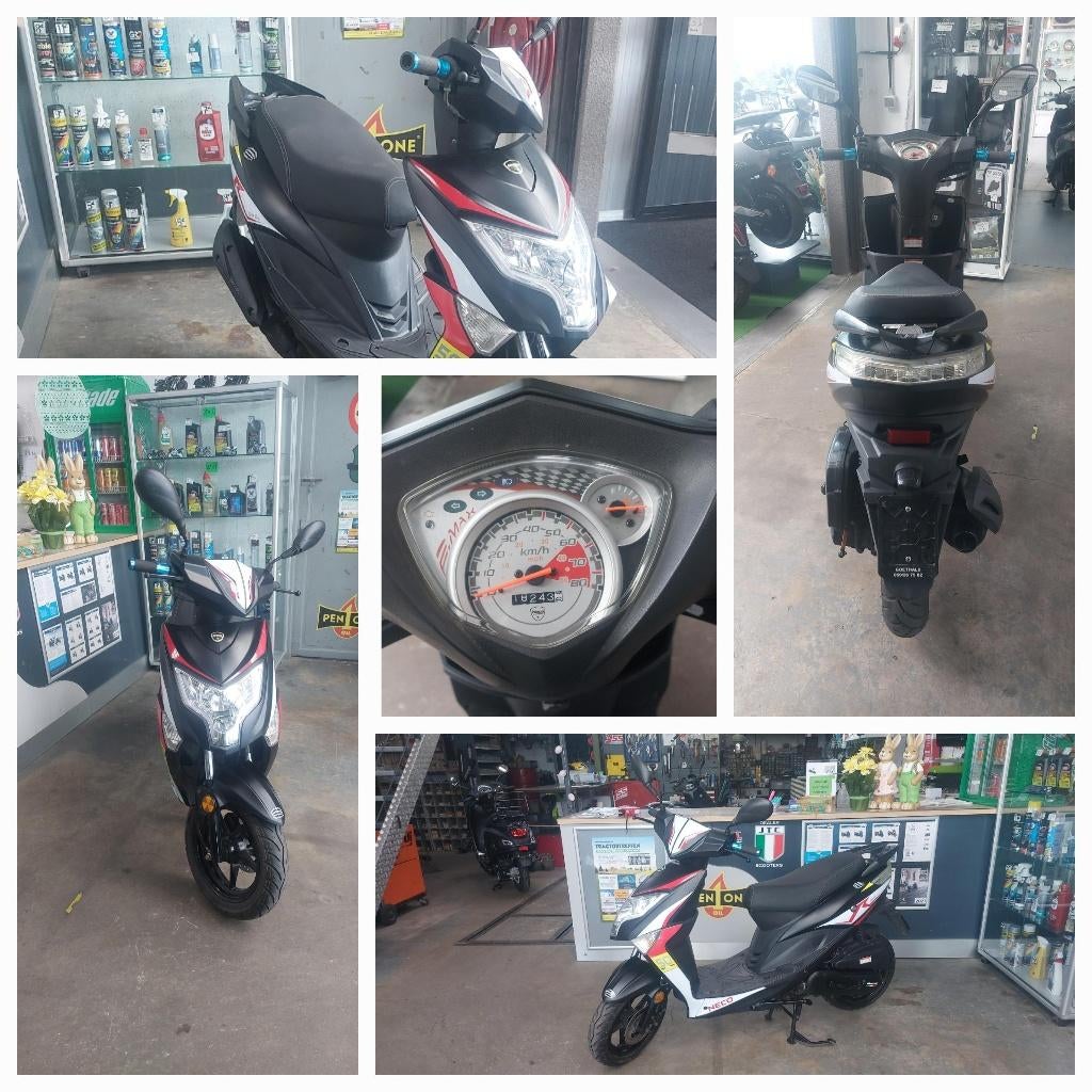 2dehands scooter neco one 12 inch klasse A  999€, Fietsen en Brommers, Ophalen, Gebruikt, Neco, Klasse A (25 km/u)