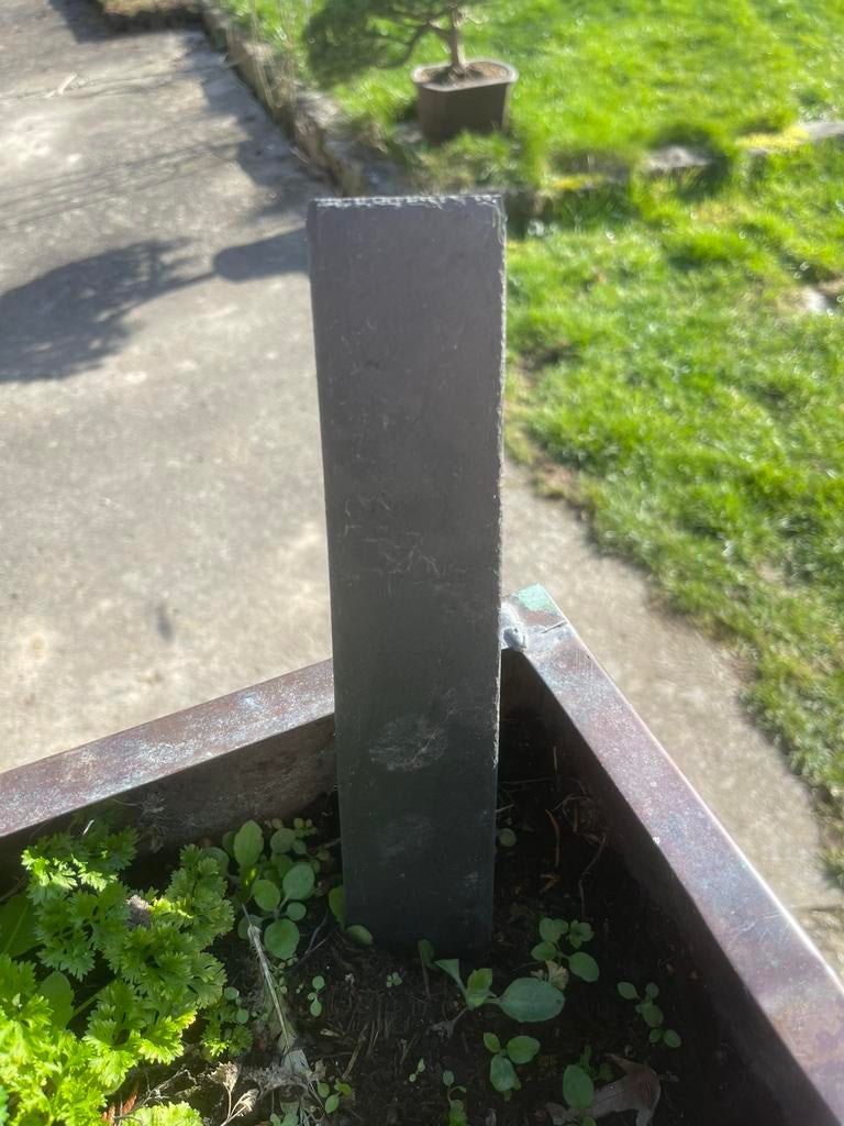 Étiquette de jardin en ardoise naturelle - Fait main, Enlèvement ou Envoi, Neuf