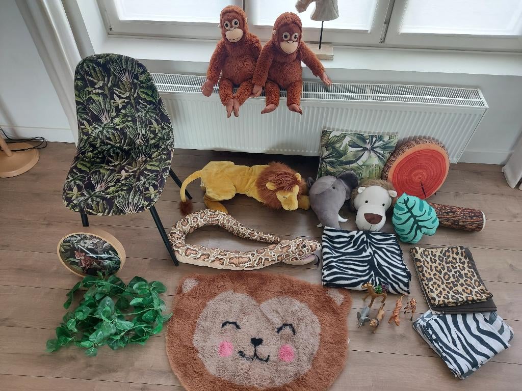 Jungle/safari thema kinderkamer accessoires, Ophalen, Zo goed als nieuw, Overige typen