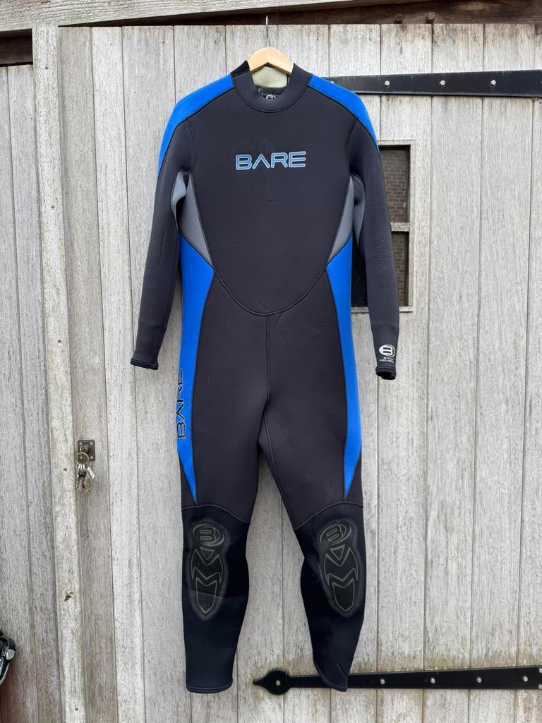 BARE men’s 5mm wetsuit, black size L, Watersport en Boten, Ophalen, Gebruikt, Duikpak