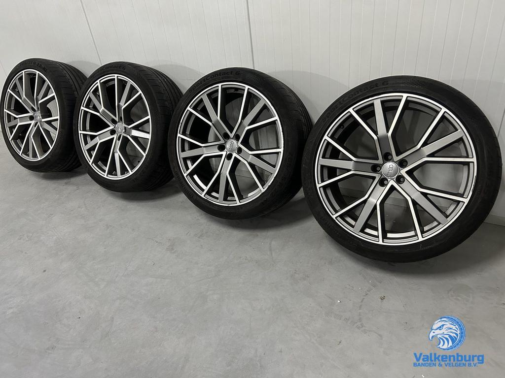 Audi Q7 SQ7 Q8 E-tron 22 inch antraciete velgen 5x112 zomerb, Auto-onderdelen, Gebruikt, -, 285 mm, -