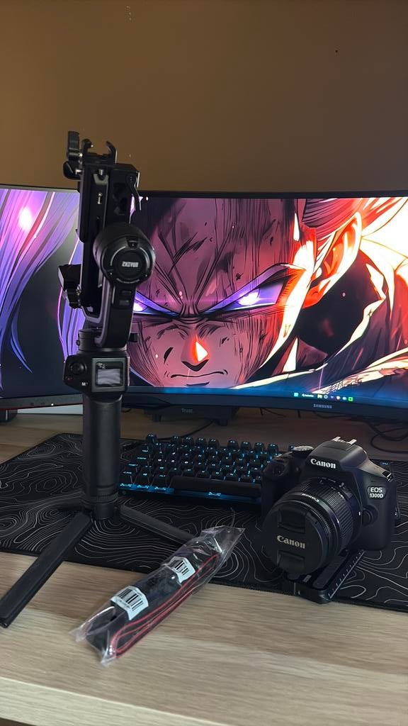Canon Eos 1300D + stabilisateur zhiyun webill 3S, Collections, Enlèvement