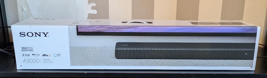 Barre de son Sony HT-A3000, TV, Hi-fi & Vidéo, Barres de son, Enlèvement, Bluetooth, Comme neuf