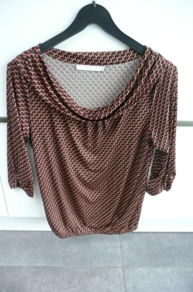 Geprinte bloes Lola Liza (K779), Maat 38/40 (M), Overige kleuren, Ophalen of Verzenden, Zo goed als nieuw