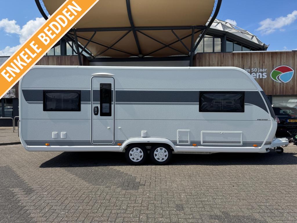 Hobby Prestige 620 CL 2025 MEGA KORTING!, Caravans en Kamperen, Caravans, Schokbreker, Rondzit, Hobby, 6 tot 7 meter